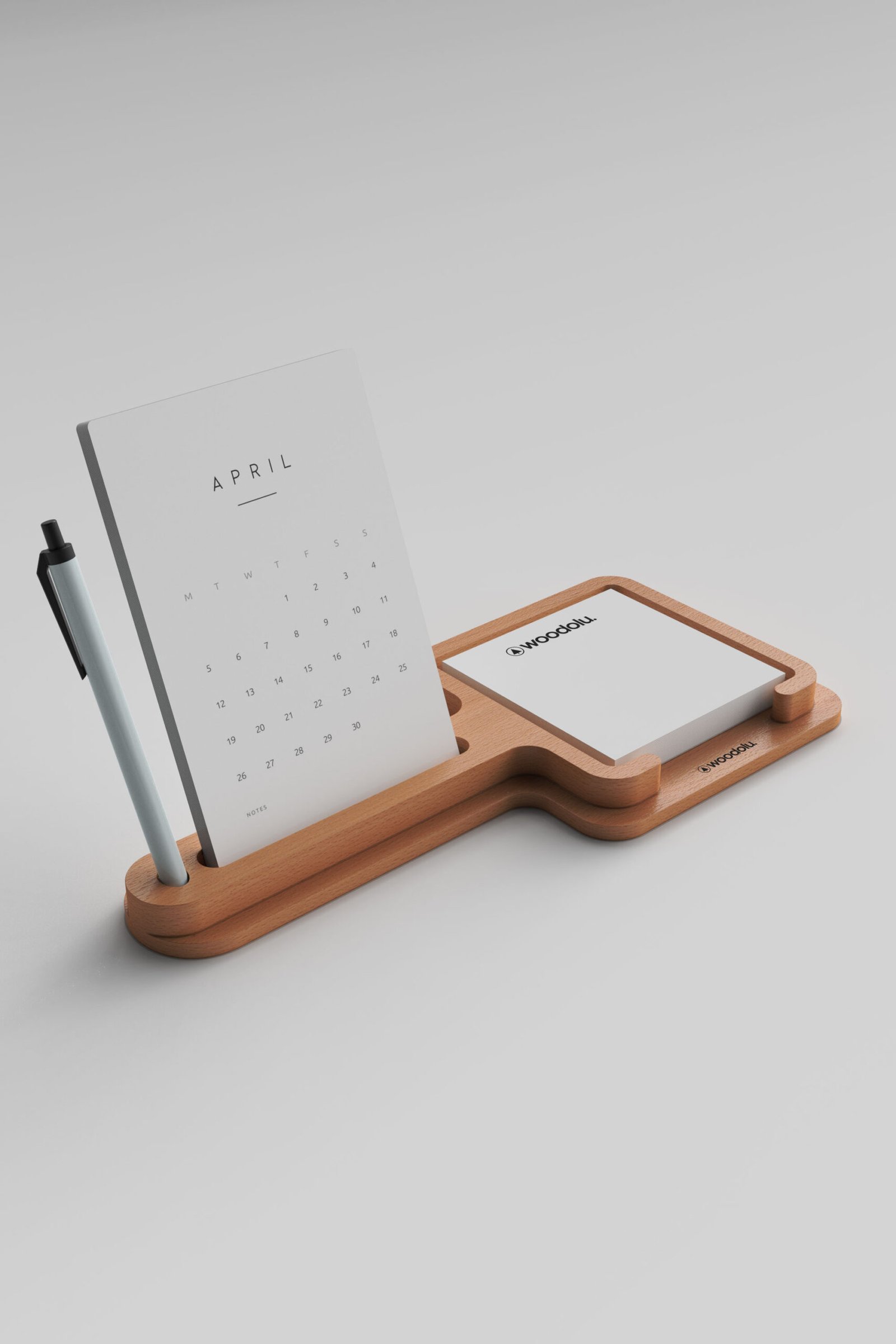 cw-14-432 CW-14 Ahşap Masa Takvimi - Görsel 1