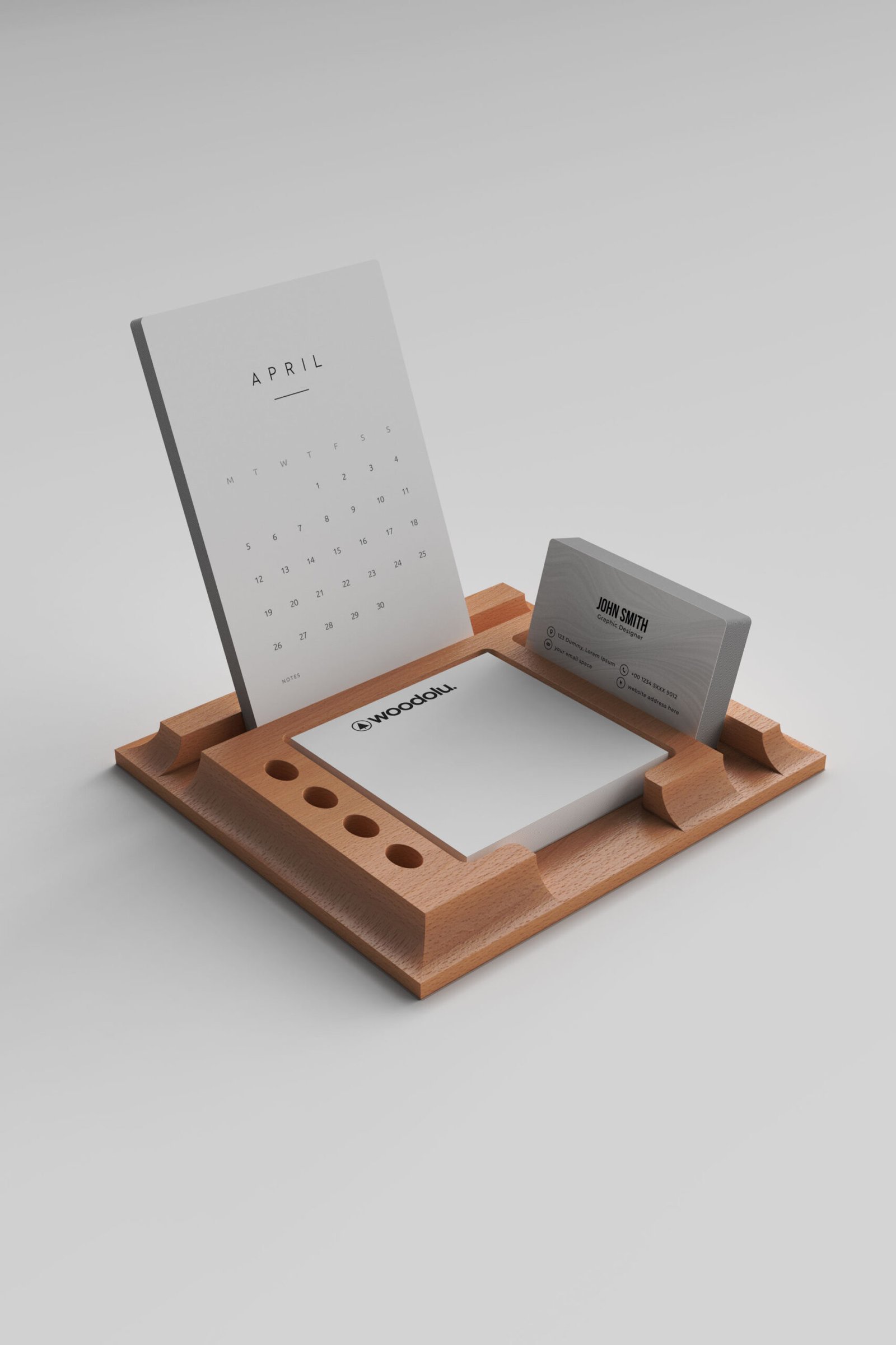 cw-20-452 CW-20 Ahşap Masa Takvimi - Görsel 1
